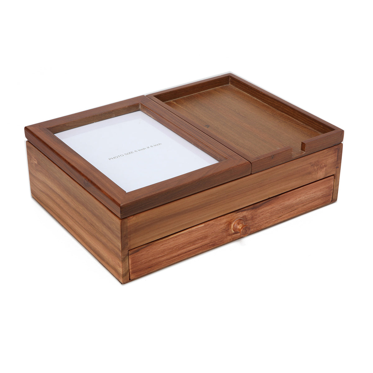Wood Luxury Valet Box And Mobile Docking Tray | Wood Boxes